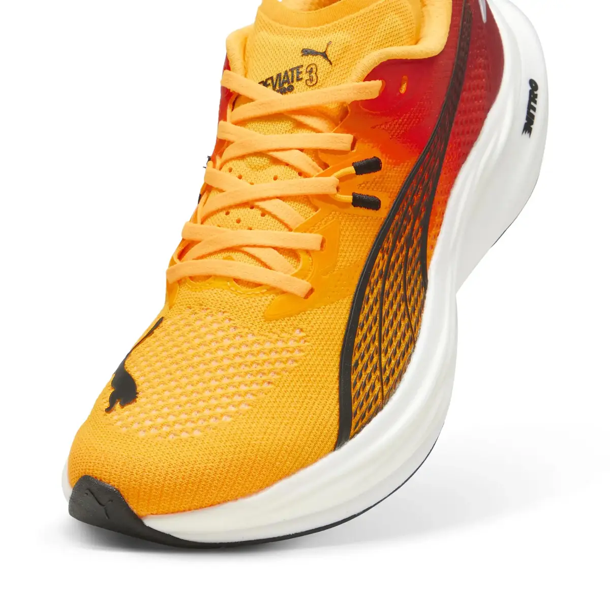 Puma Deviate NITRO 3 Turuncu Erkek Yürüyüş ve Koşu Ayakkabısı