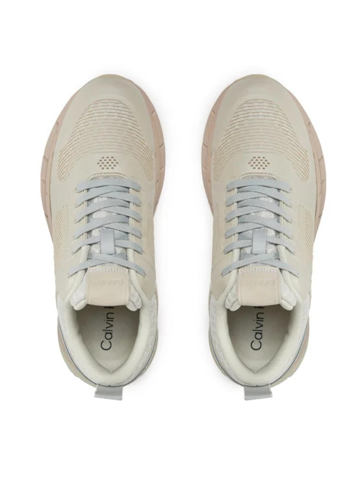 Calvin Klein LACE UP RUNNER - CAG, 0F8 Bej Kadın Spor Ayakkabı