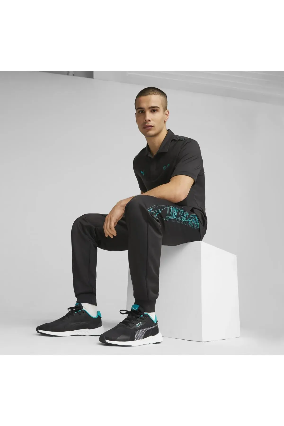 Puma MAPF1 Tiburion Siyah Erkek Günlük Spor Ayakkabı