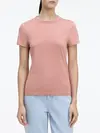 Calvin Klein CK EMB GRAPHIC SLIM, GDA Pembe Kadın T-Shirt & Polo