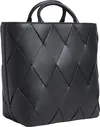 Calvin Klein CK WOVEN MEDIUM TOTE, BEH Siyah Kadın Çanta