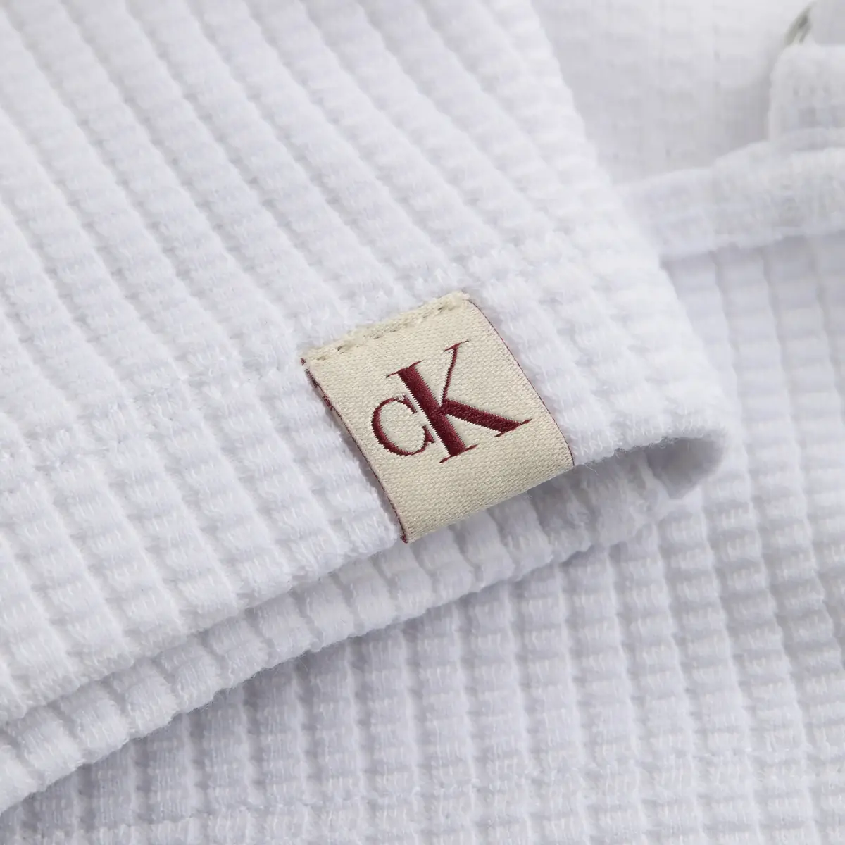 Calvin Klein WAFFLE TEXTURE BRALE, YAA Beyaz Kadın Sütyen & Bralet