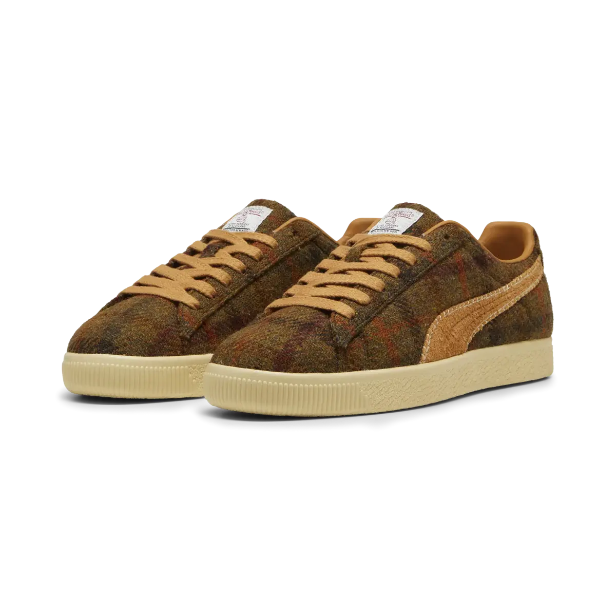 Puma Clyde Harris Tweed Kahverengi Erkek Spor Ayakkabı & Sneaker