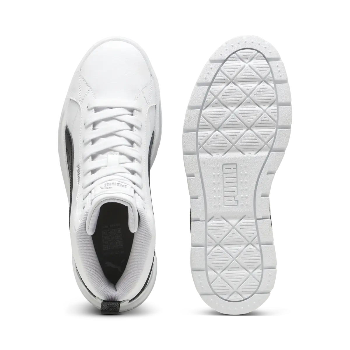 PUMA Karmen II Mid Kadın Beyaz Bilekli Günlük Spor Ayakkabı