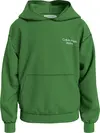 Calvin Klein CKJ STACK LOGO HOODI Erkek Yeşil Hoodie