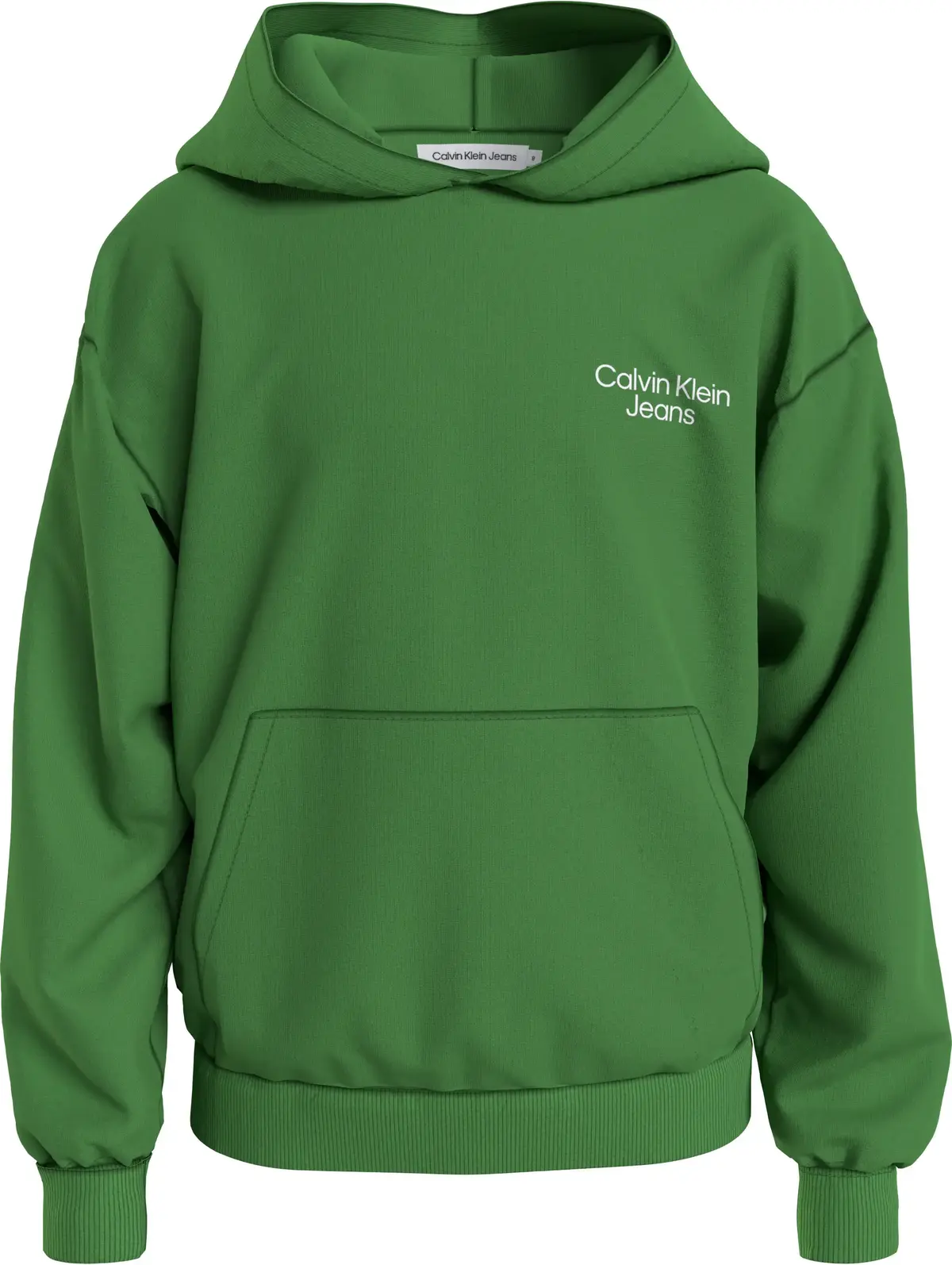 Calvin Klein CKJ STACK LOGO HOODI Erkek Yeşil Hoodie