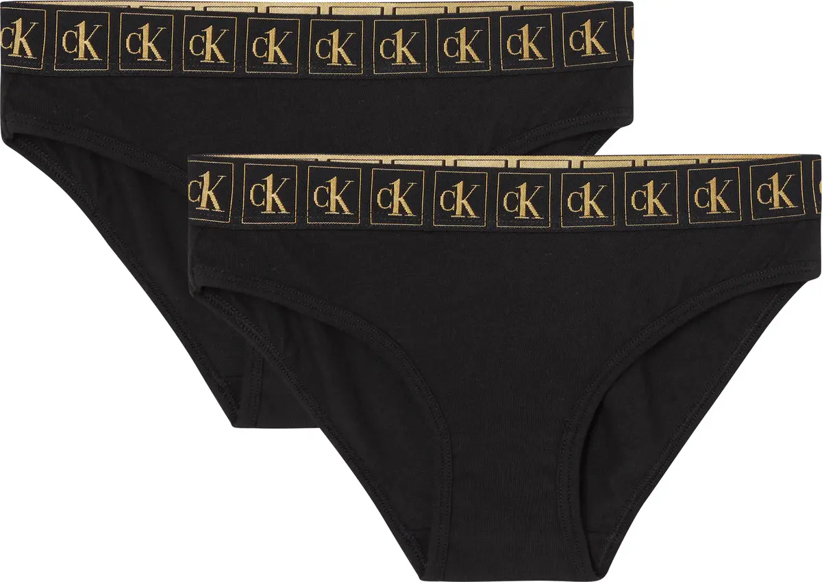 Calvin Klein 2PK BIKINI Kadın Siyah Bkini Külot Set