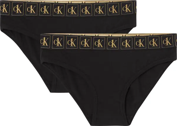 Calvin Klein 2PK BIKINI Kadın Siyah Bkini Külot Set