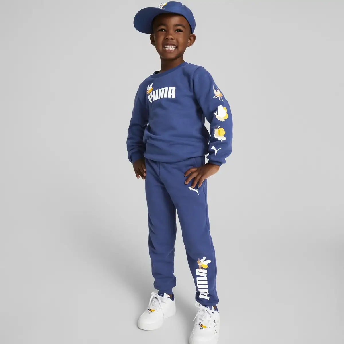 Puma Small World Pinch Panel Cap Mavi Çocuk Şapka