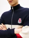 Tommy Hilfiger RWB RIB CHEST STRIPE, DW5 Lacivert Erkek Ceket