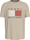 Tommy Hilfiger BIG GRAPHIC S/S TEE Erkek Beyaz T-Shirt