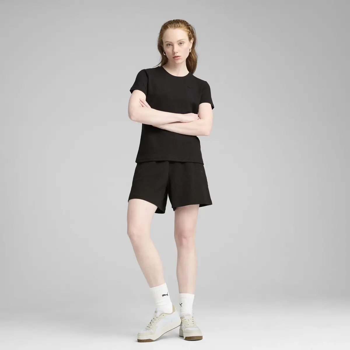 PUMA HER Tee Siyah Kadın T-Shirt