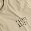 Calvin Klein OMBRE TEXT BOX TEE, HI0 Bej Erkek T-Shirt & Polo