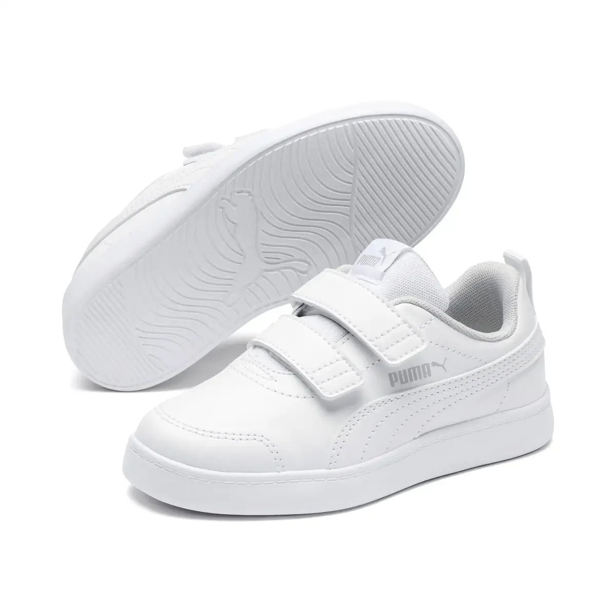 Puma Courtflex V2 V Ps Beyaz Çocuk Çocuk Günlük Spor Ayakkabı