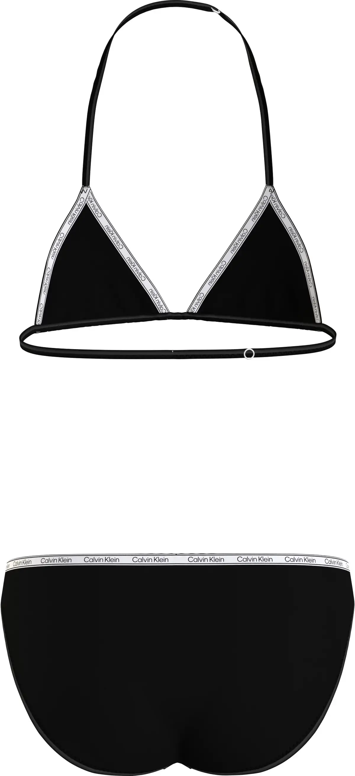 Calvin Klein TRIANGLE BIKINI SET Kadın Siyah Bikini Takımı