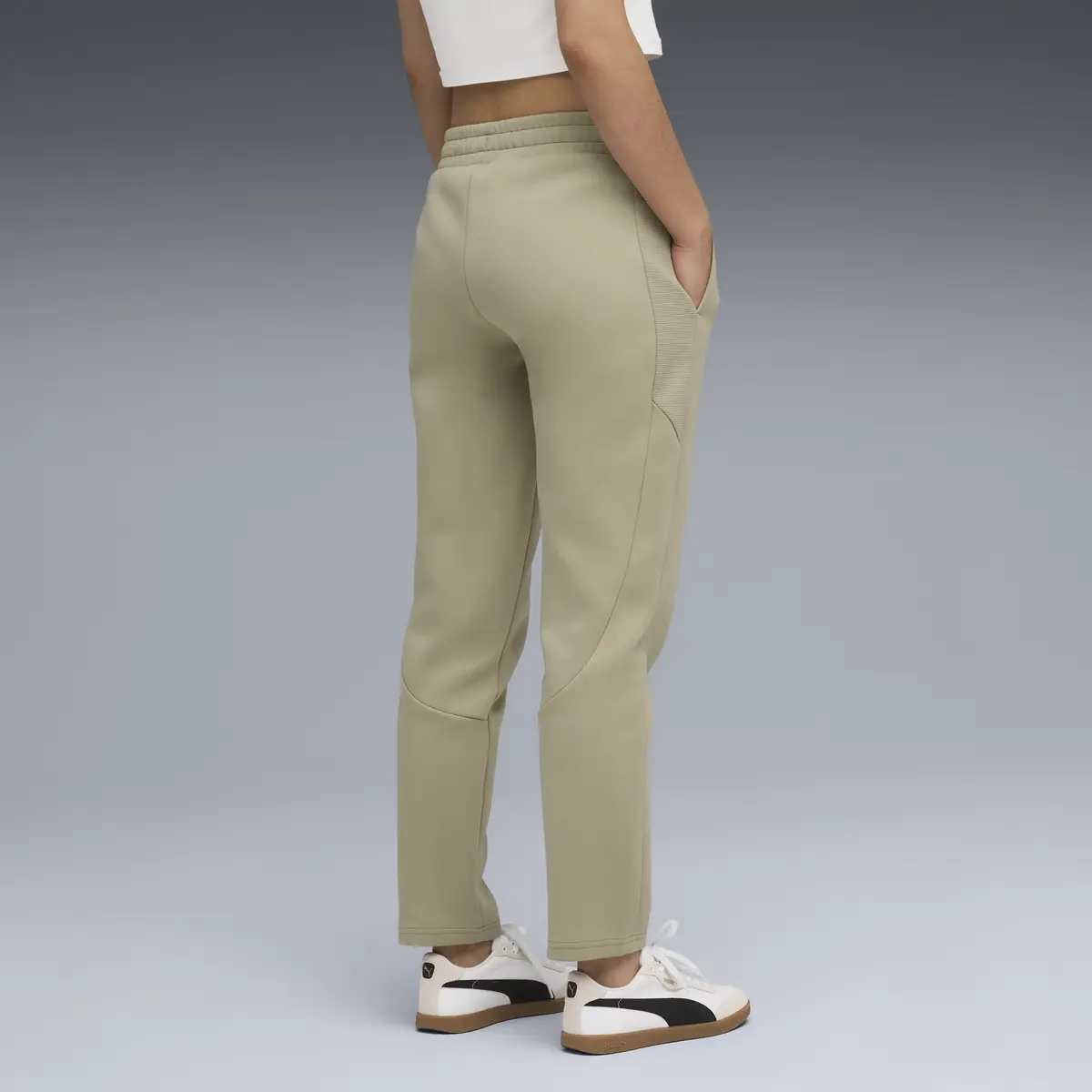 Puma EVOSTRIPE Sweatpants Yeşil Kadın Eşofman Altı