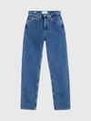 Calvin Klein HIGH RISE STRAIGHT Kadın Mavi Kot Pantolon