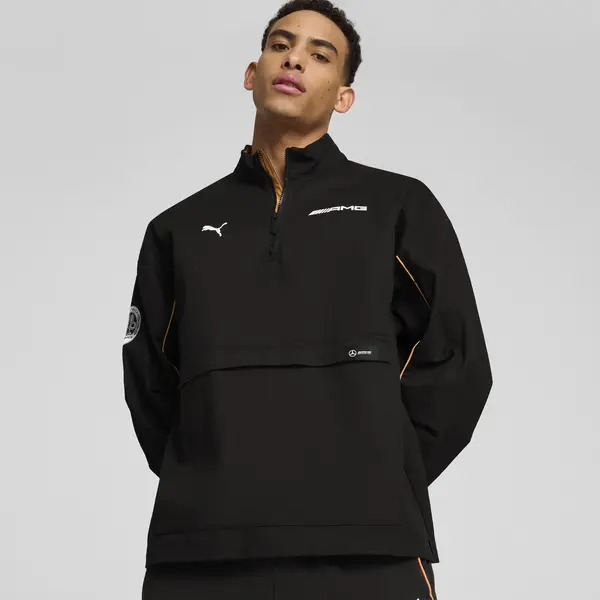 Puma AMG Statement Woven Jacket Siyah Erkek Fermuarlı Ceket