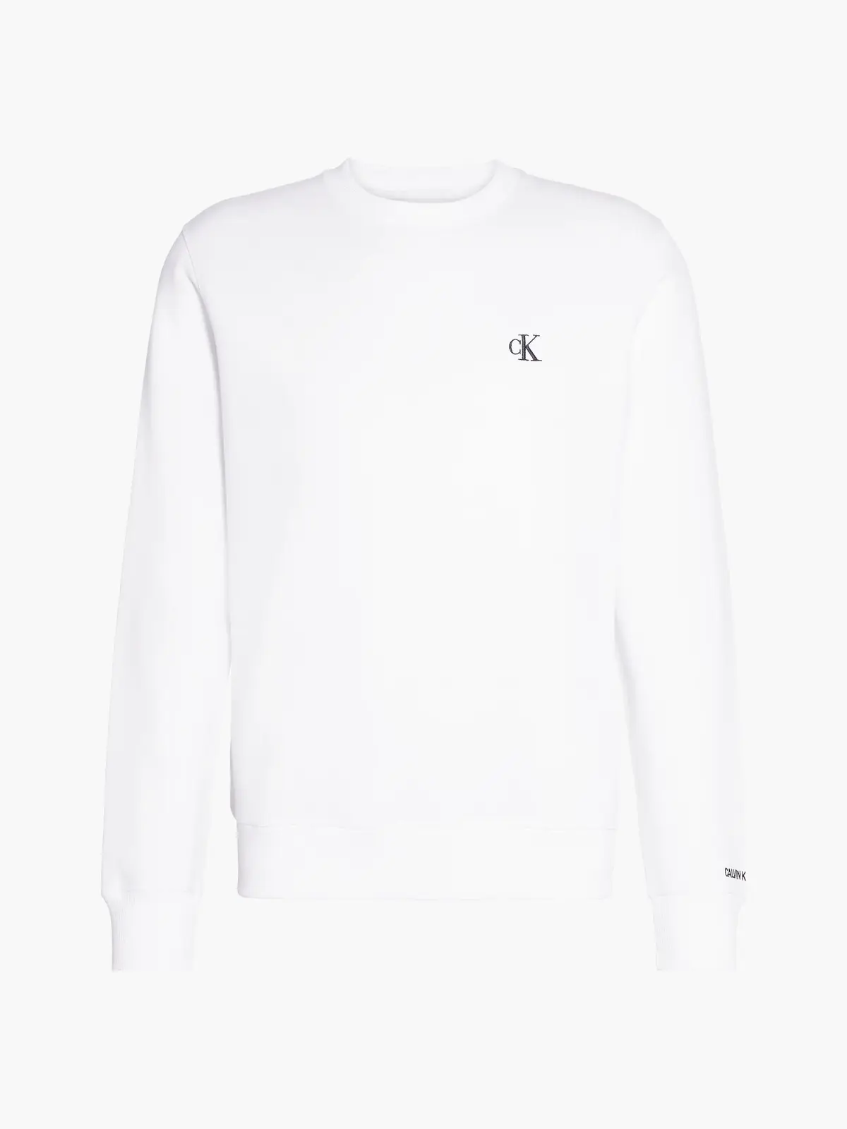 Calvin Klein Beyaz Erkek Sweatshirt & Hoodie