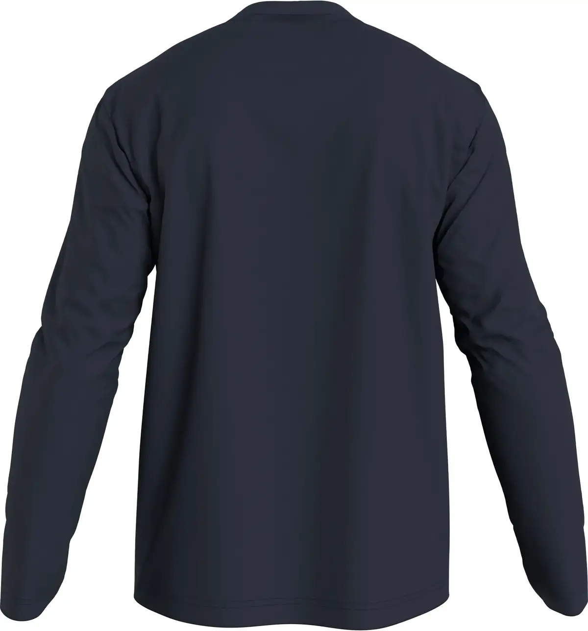 Calvin Klein MICRO LOGO LS MOCK N Erkek Antrasit T-Shirt