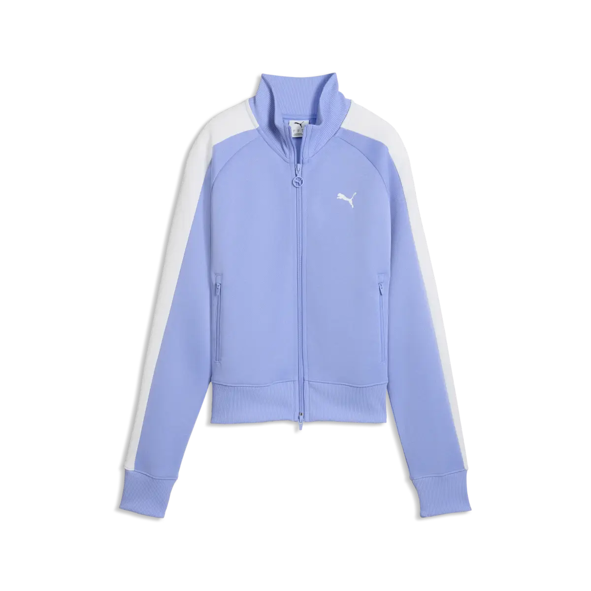 Puma T7 Jacket Mavi Kadın Fermuarlı Üst