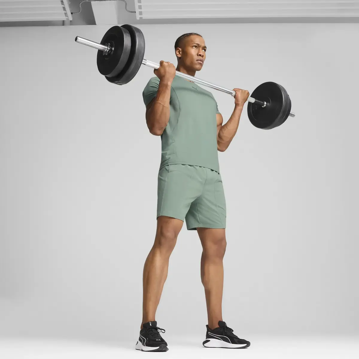 PUMA M CLOUDSPUN SOFT TEE Yeşil Erkek T-Shirt