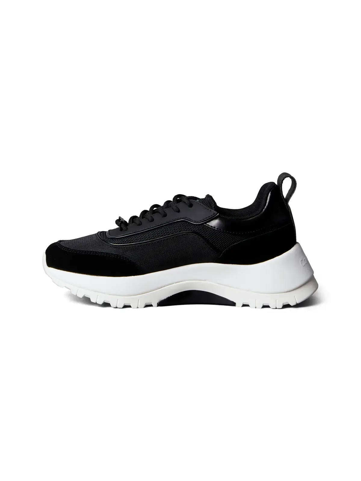 Calvin Klein RUNNER LACE UP MESH, BEH Siyah Kadın Spor Ayakkabı