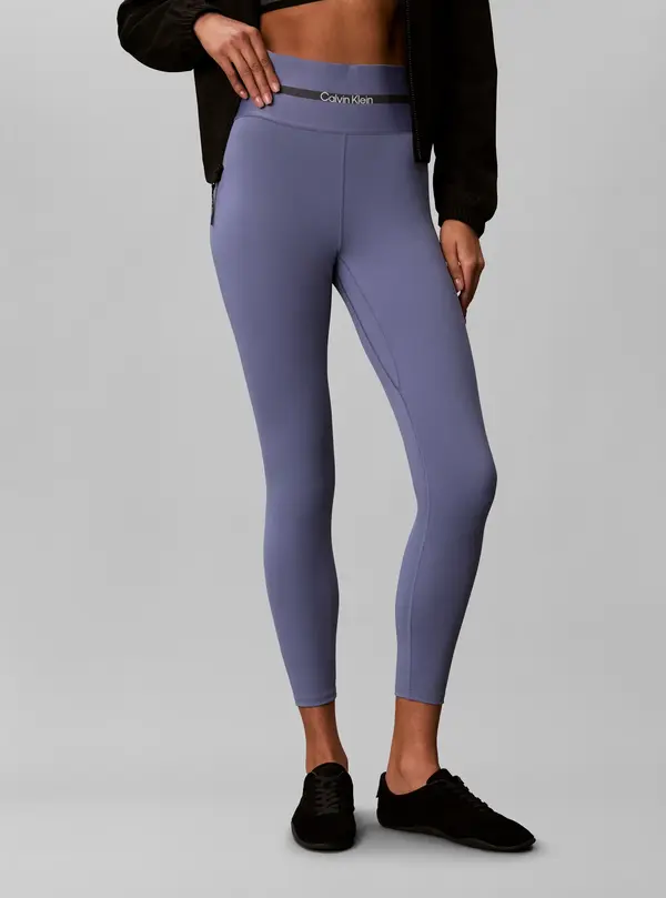 Calvin Klein ICON SPORT WIDE WB 7, C53 Mor Kadın Tayt