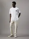 Calvin Klein Beyaz Erkek T-Shirt & Polo