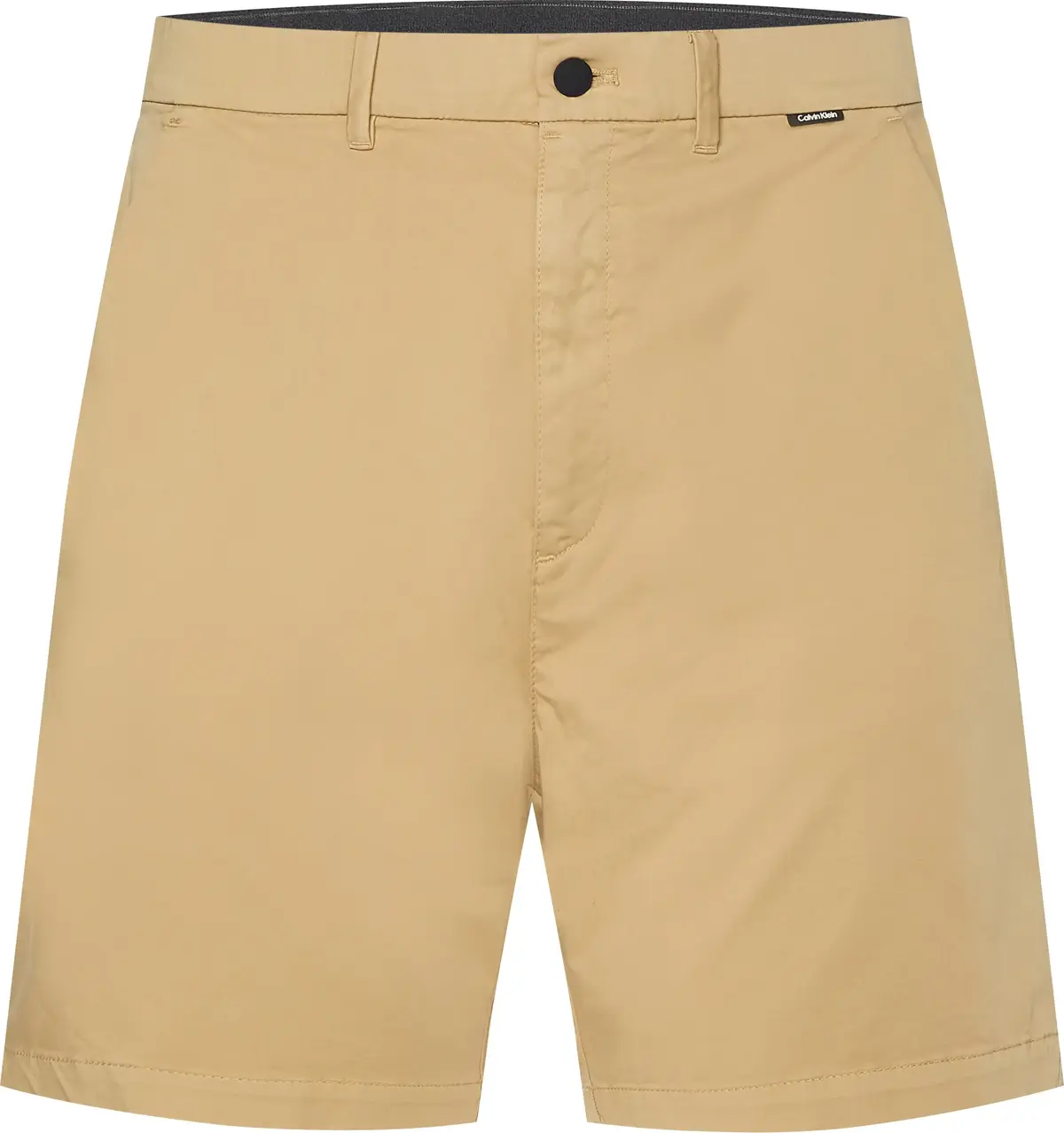 Calvin Klein SATEEN SLIM SHORT Erkek Krem Şort