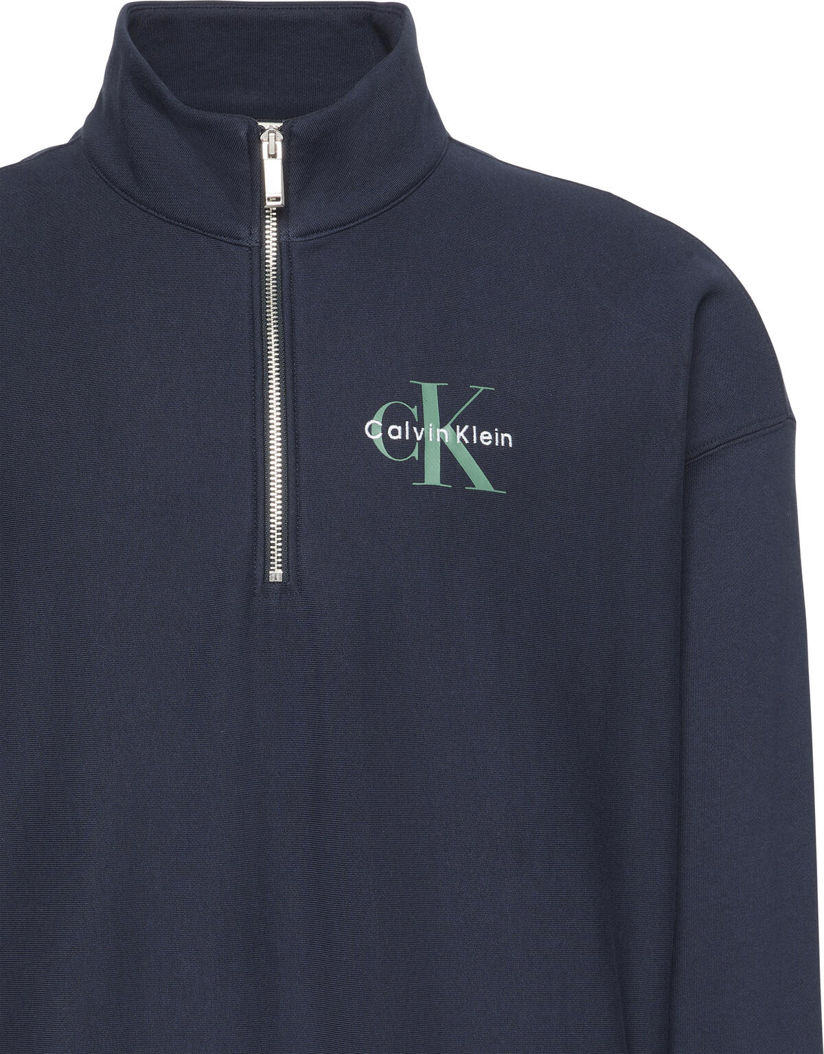 Calvin Klein LS EU 350TERRY MICRO MONOLOGO QT Mavi Erkek Sweatshirt Calvin Klein LS EU 350TERRY MICRO MONOLOGO QT Mavi Erkek Sweatshirt