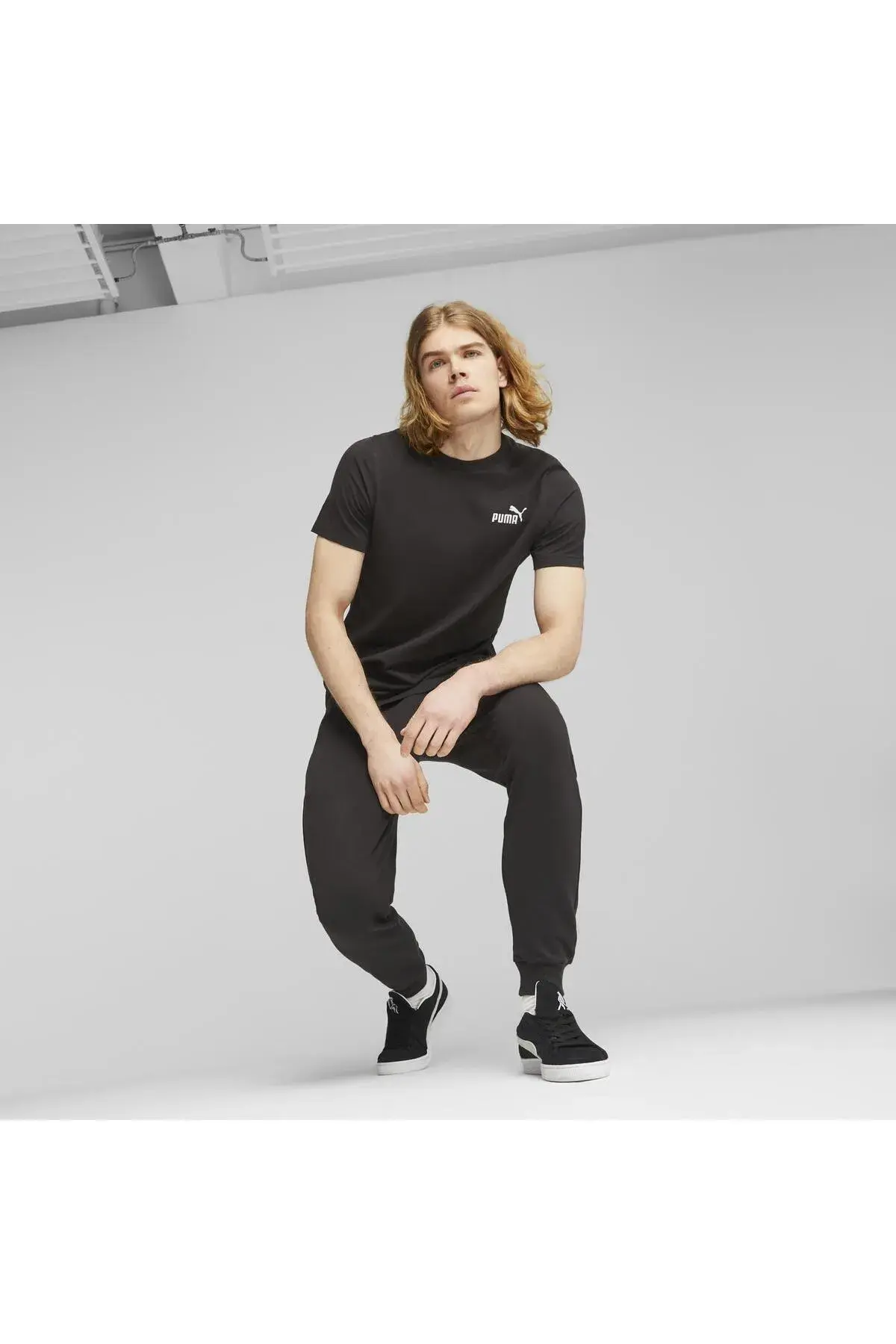 Puma ESS ELEVATED Sweatpants TR cl Siyah Erkek Eşofman Altı
