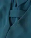 Calvin Klein TRAVEL CREPE V NECK Kadın Yeşil Elbise