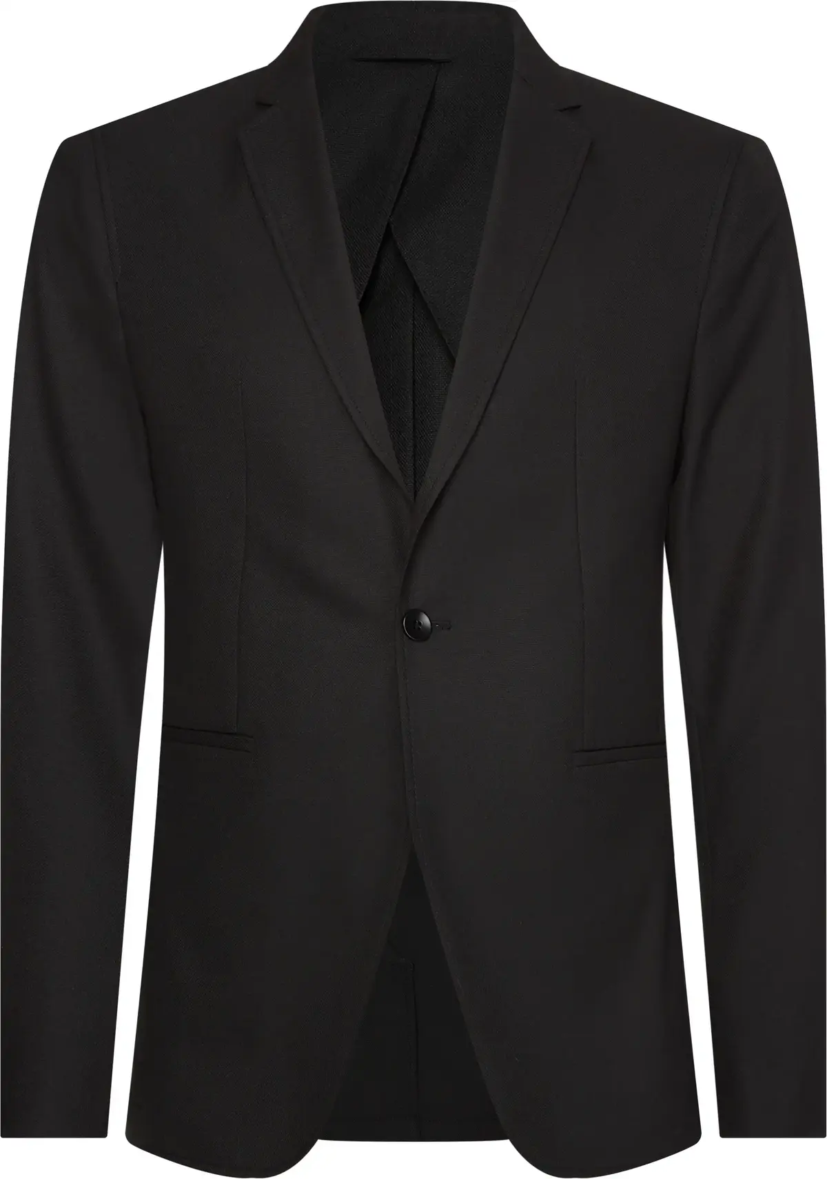 Calvin Klein RECYCLED MICRO STRUC Erkek Siyah Blazer