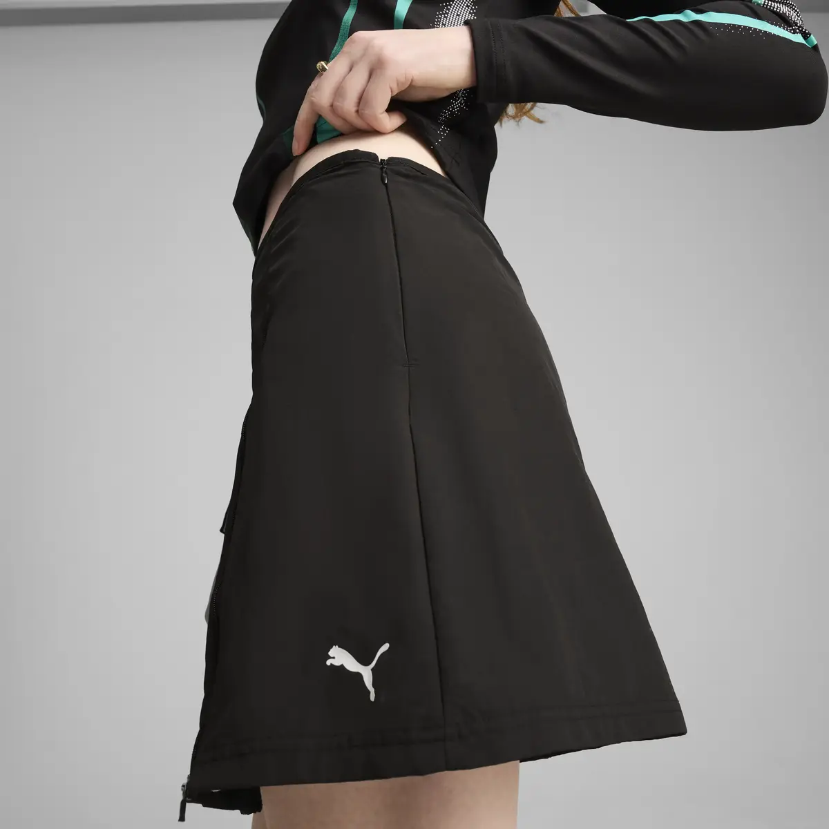 PUMA DARE TO Zip-Off Skirt Siyah Kadın Etek