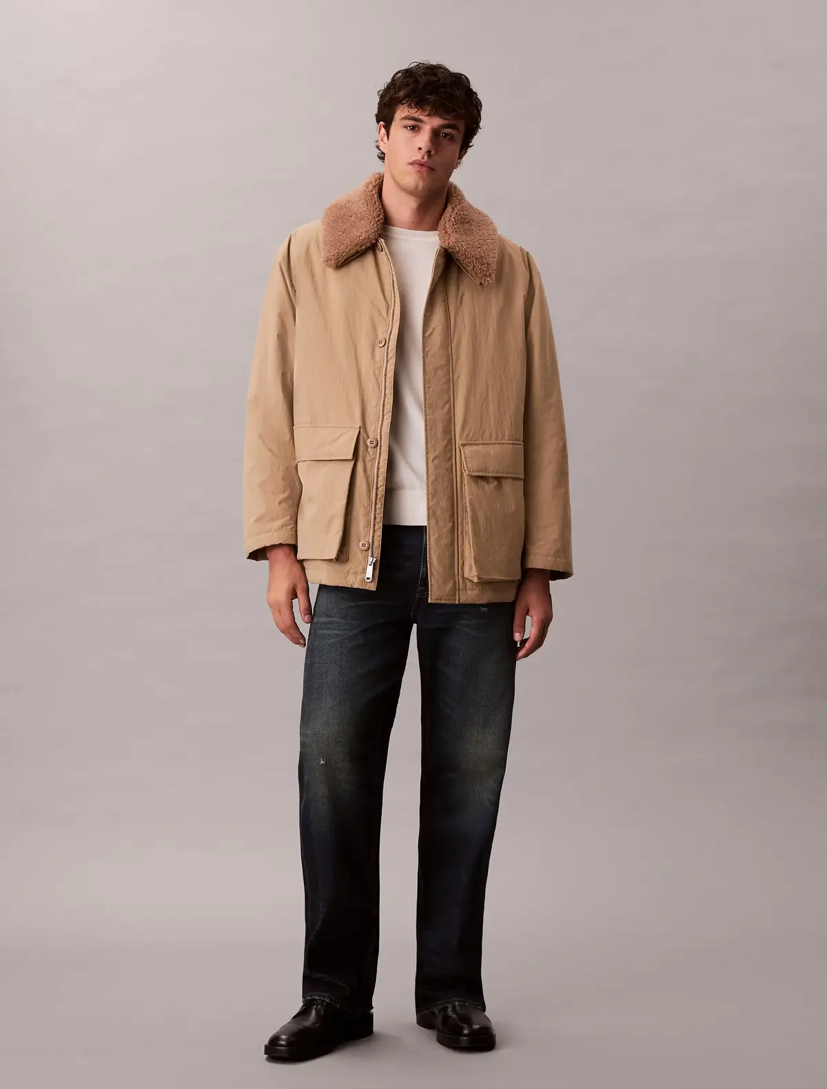 Calvin Klein Kahverengi Erkek Mont
