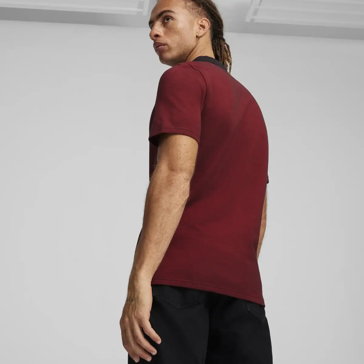 Puma Ferrari Style 2 Tone Polo Kırmızı Erkek T-Shirt & Polo