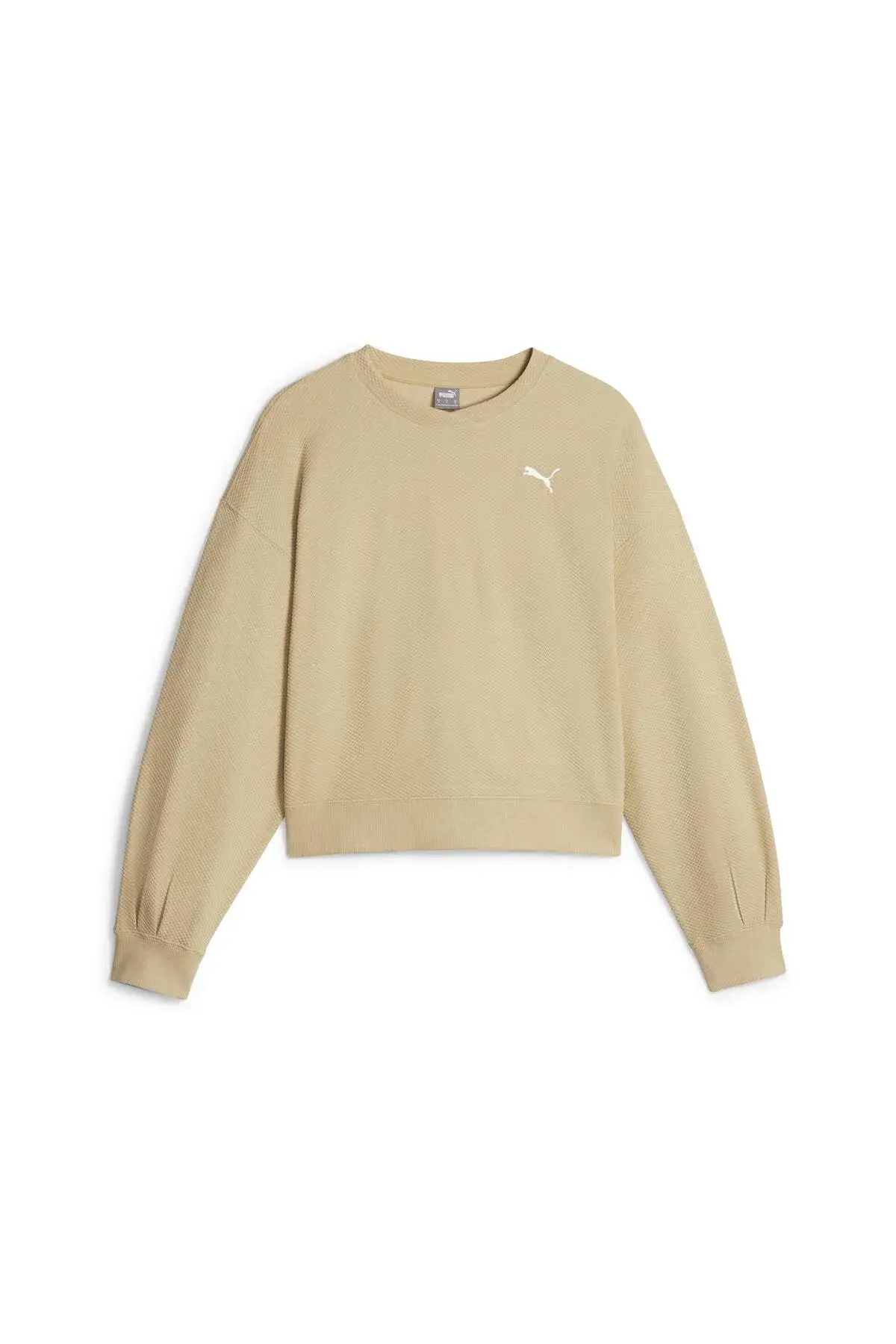 Puma HER Crew Bej Kadın Sweatshirt
