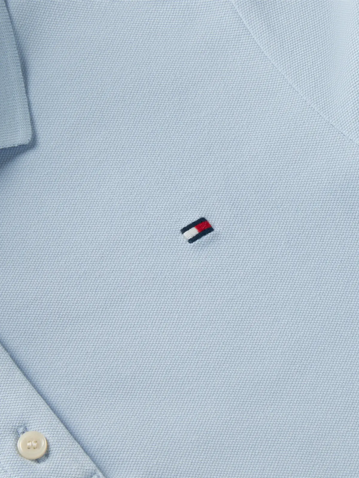 Tommy Hilfiger 1985 SLIM PIQUE POLO, C1O Mavi Kadın Elbise-Etek