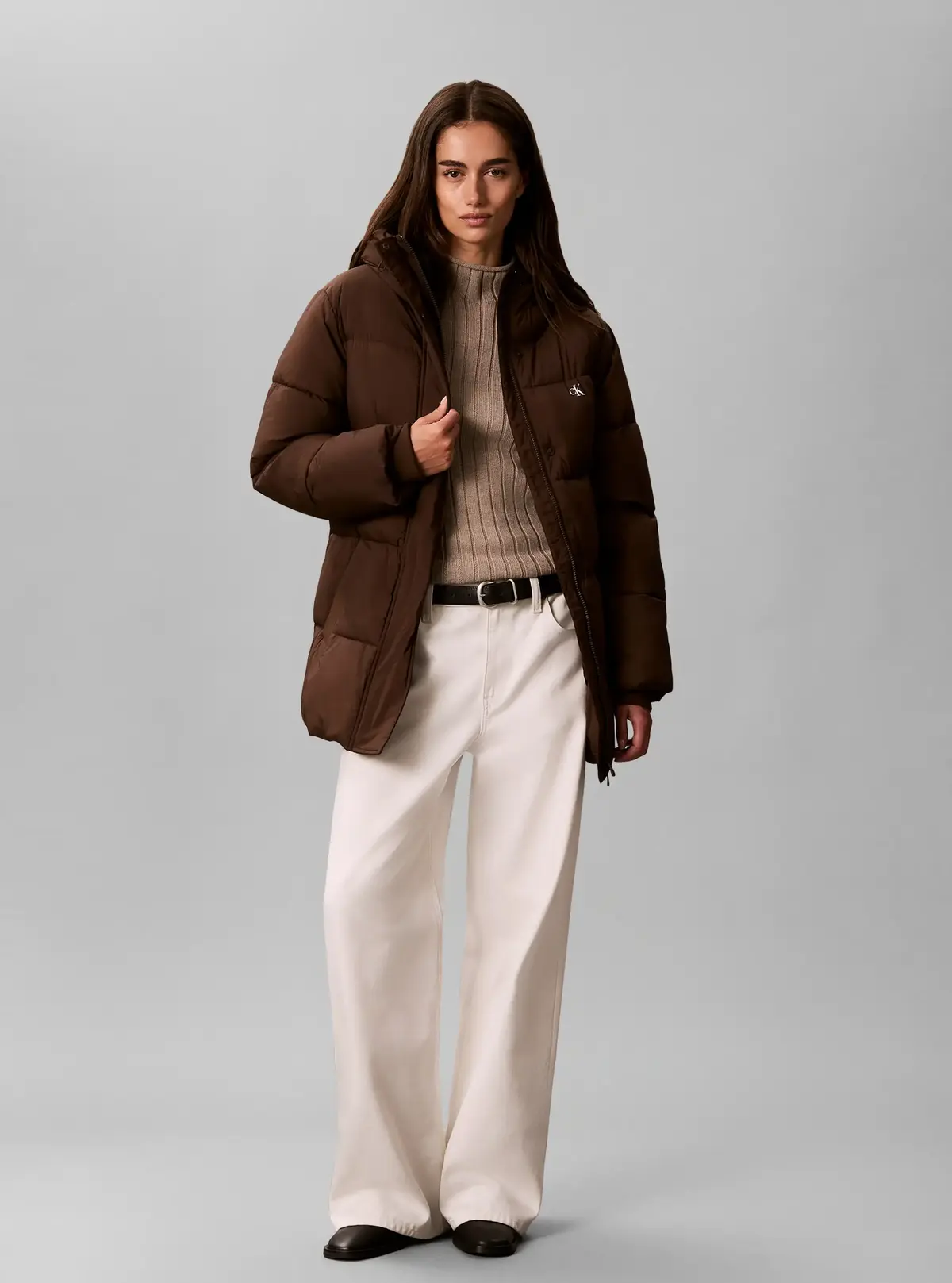 BELTED MIDWEIGHT PUF, WFM