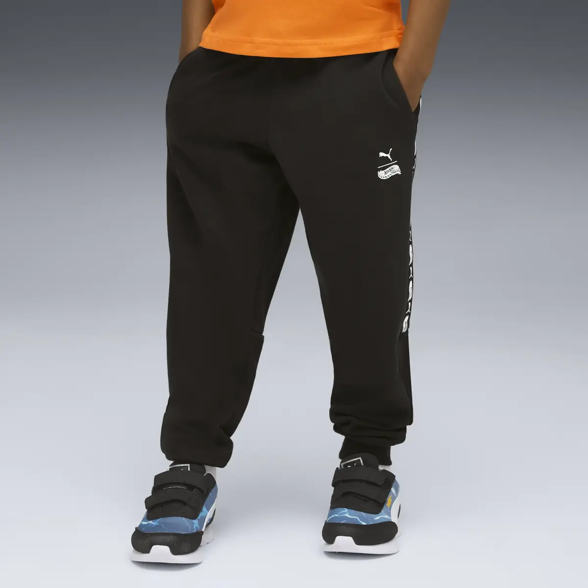 Puma X HOT WHEELS Sweatpants Siyah Erkek Eşofman Altı