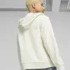 Puma ESS ELEVATED Full-Zip Hoodie Beyaz Kadın Hoodie