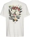 Tommy Hilfiger TJW RLX TJ FLOWERS T, YBL Beyaz Kadın T-Shirt & Polo