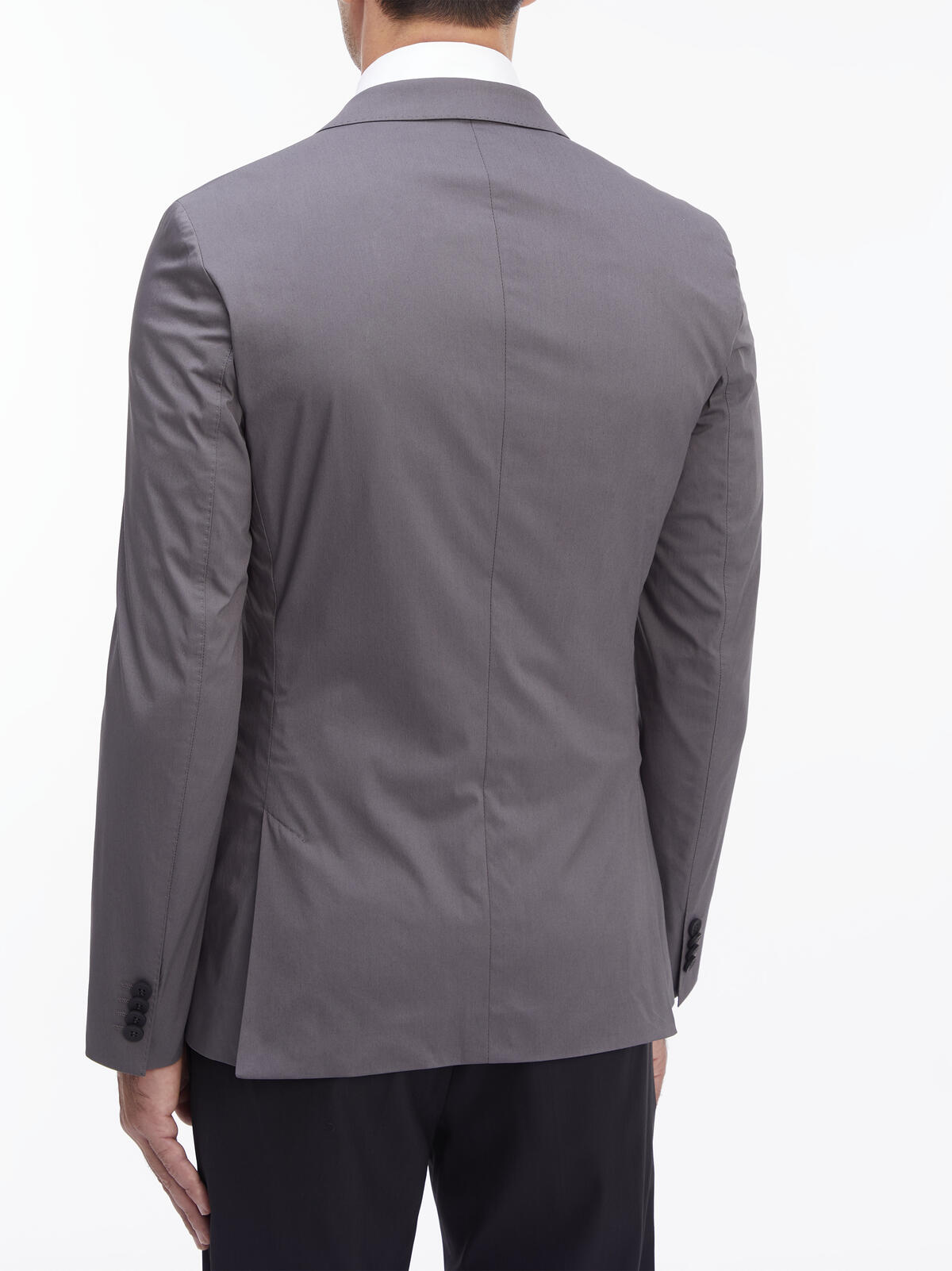 Calvin Klein CRINKLE TECH COTTON Erkek Gri Blazer