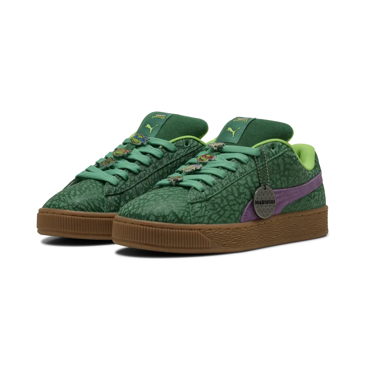 Puma Suede XL TMNT Yeşil Unisex Spor Ayakkabı & Sneaker