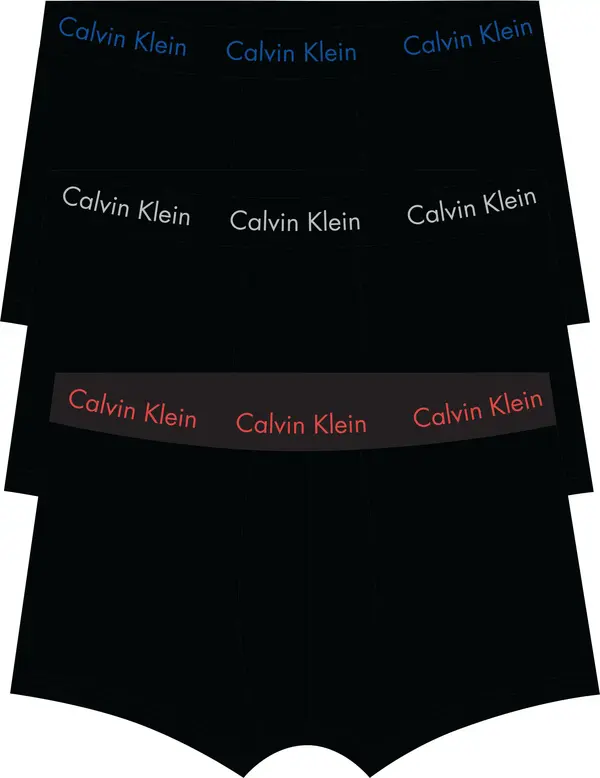 Calvin Klein LOW RISE TRUNK 3PK Erkek Siyah Boxer Set