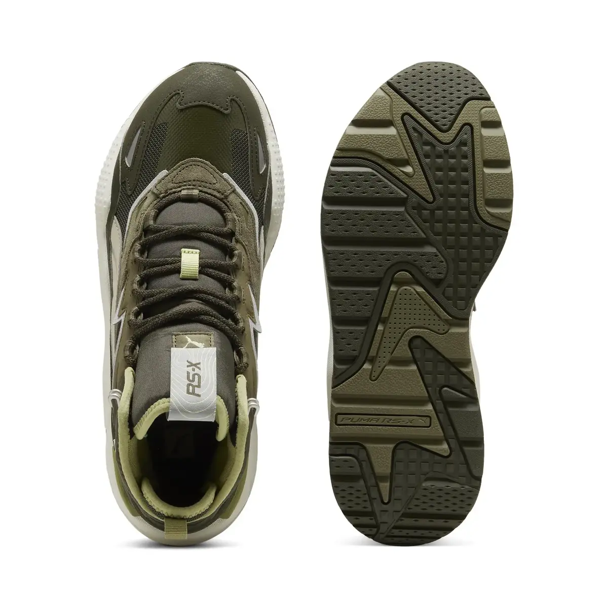 Puma RS-X Hi Haki Erkek Bilekli Günlük Spor Ayakkabı