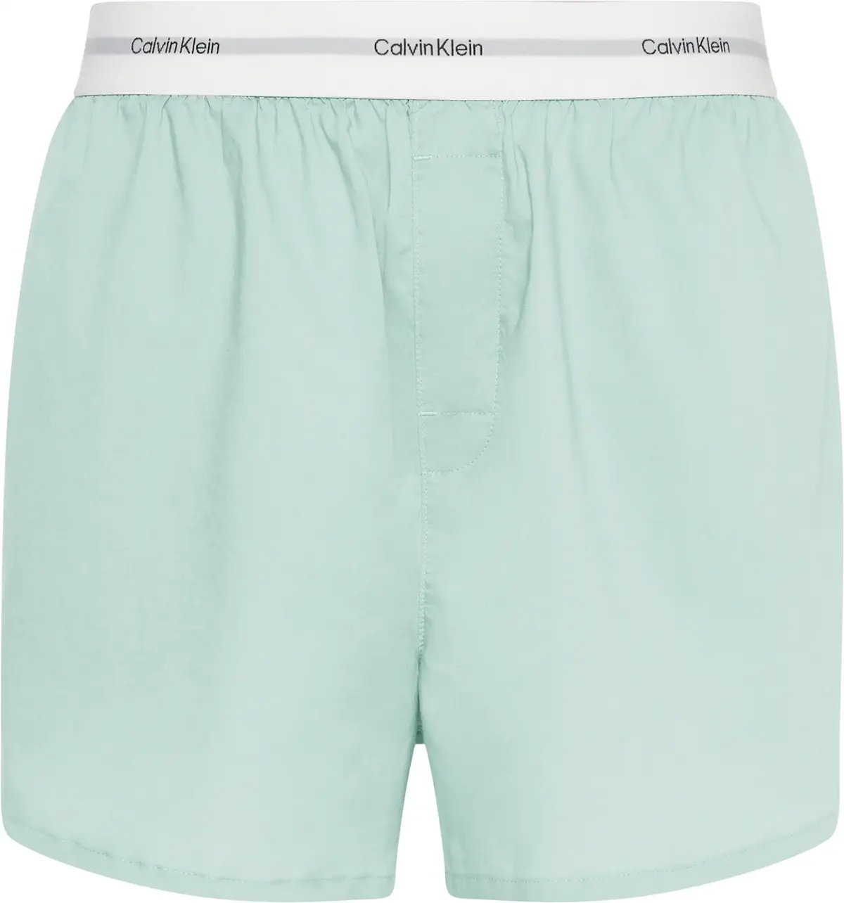 Calvin Klein LOGO WB POPLIN SHORT, PWB Mavi Kadın Şort