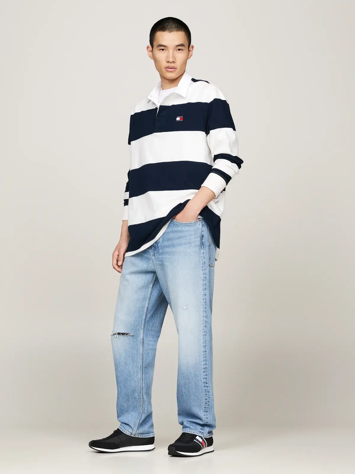 Tommy Hilfiger (NEW) TJM RUNNER CAS, BDS Siyah Erkek Spor Ayakkabı & Sneaker