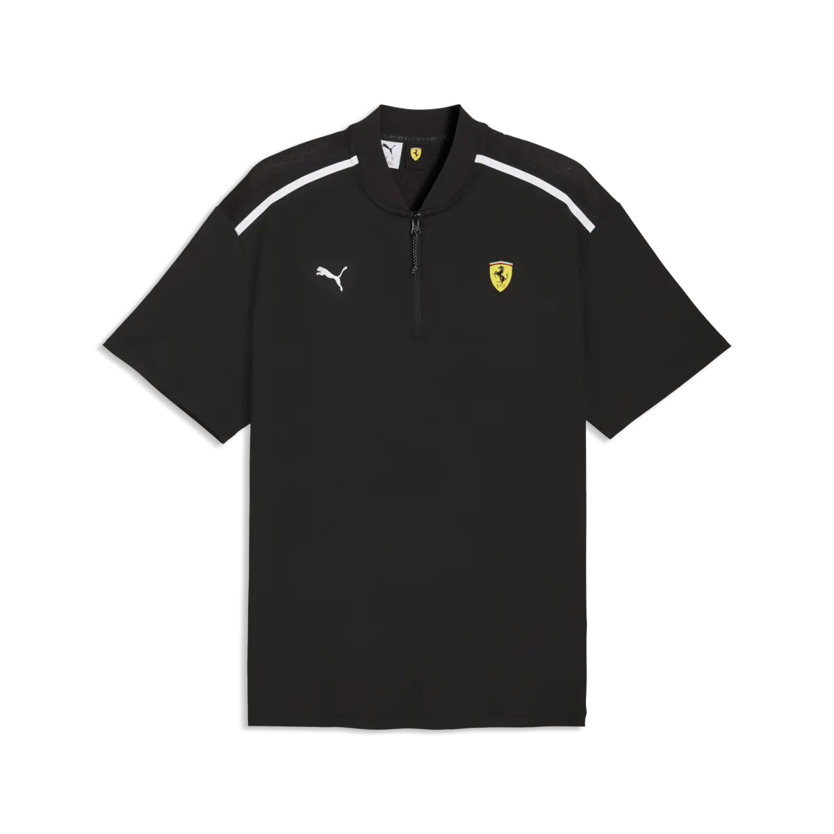PUMA Ferrari Premium CS POLO Siyah Erkek T-Shirt